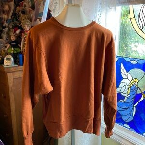 NWT By Daydream Nation Bronze Sweatshirt Sz S